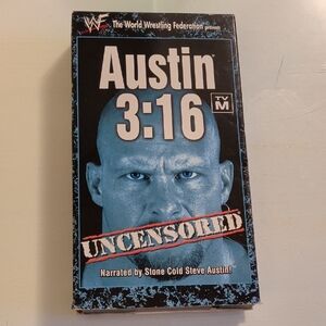 WWE Austin 3:16 VHS - Black and Blue